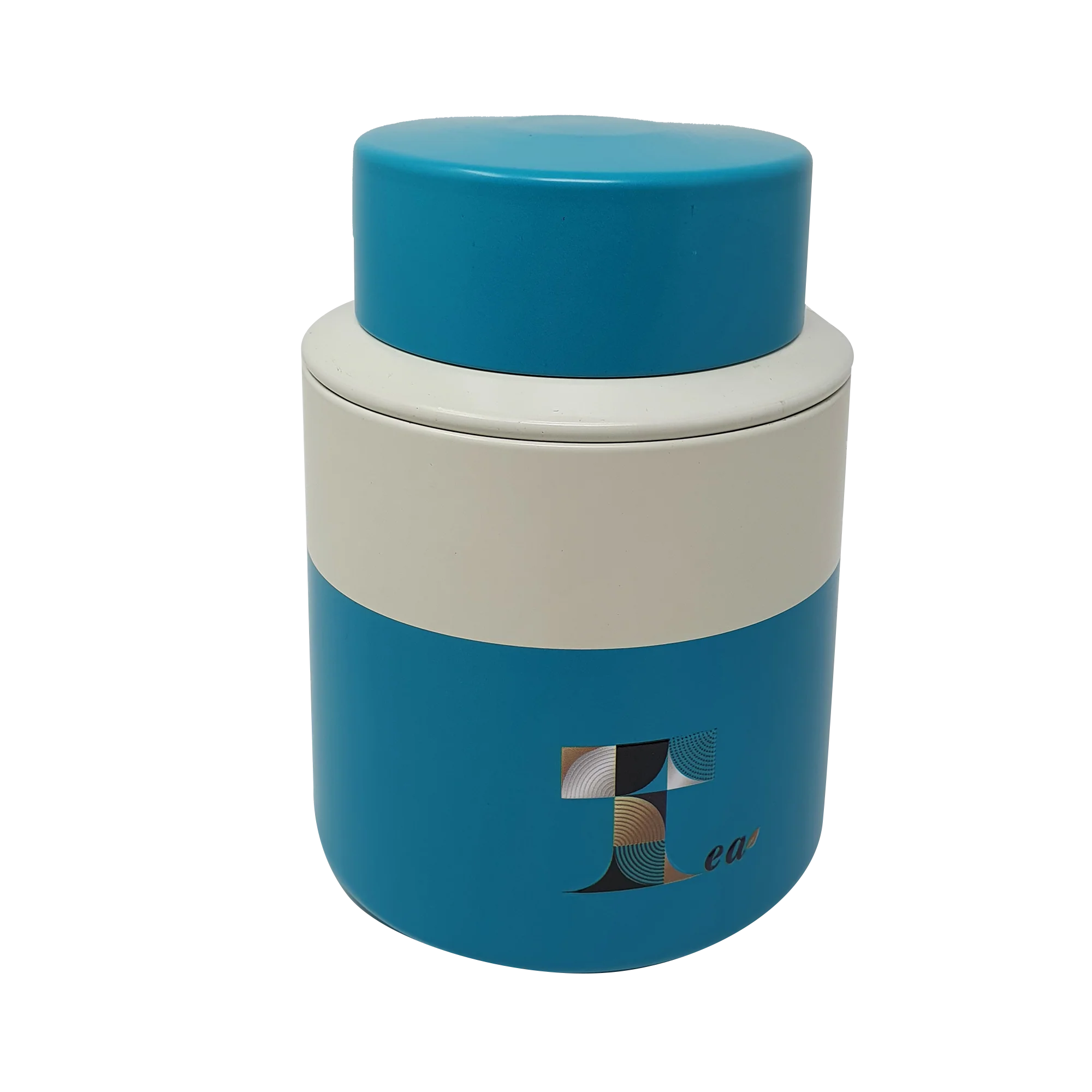 Tea Printed Storage Tin/ D105(mm) x H140(mm) - Image 10