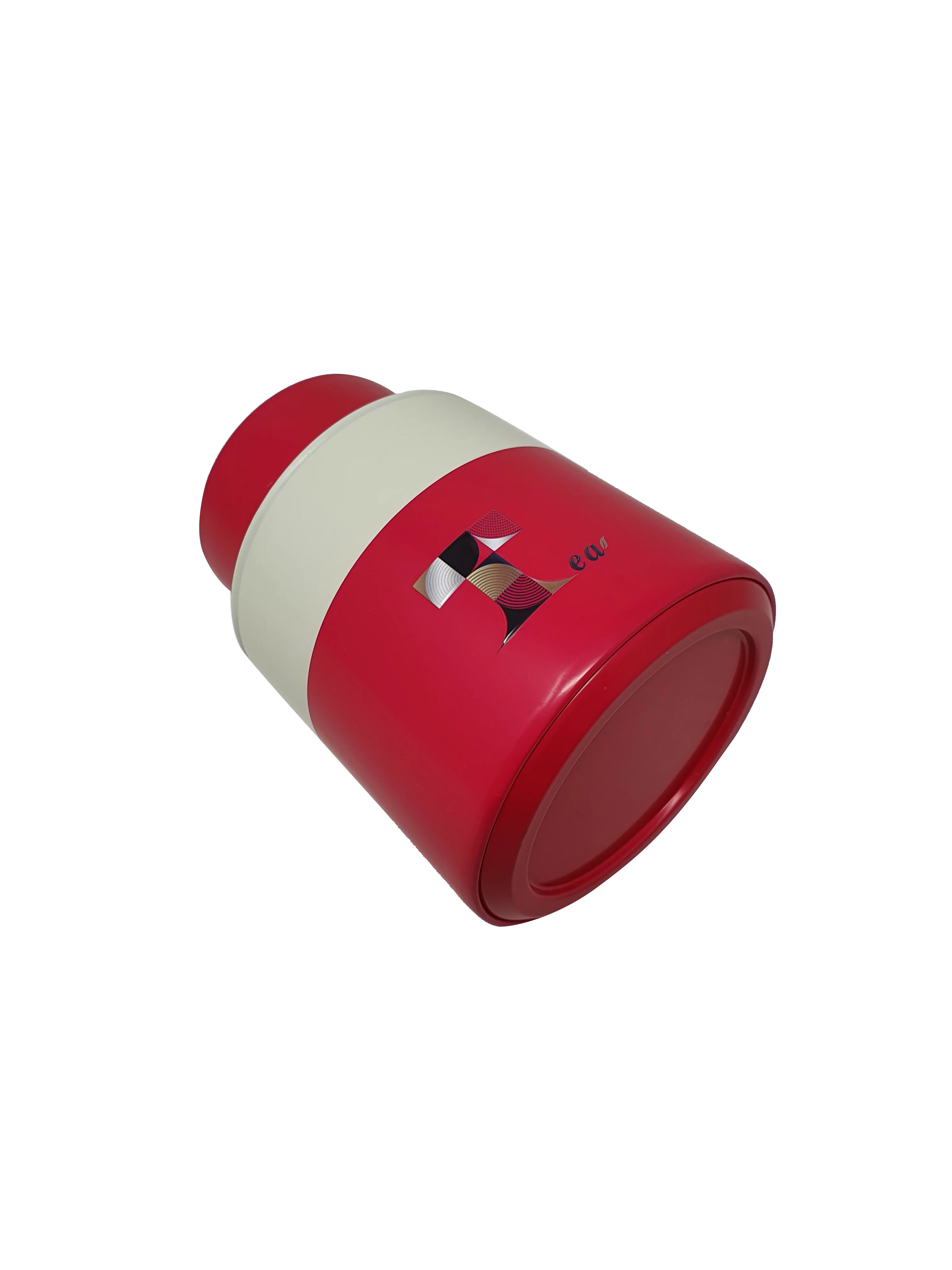 Tea Printed Storage Tin/ D105(mm) x H140(mm) - Image 6