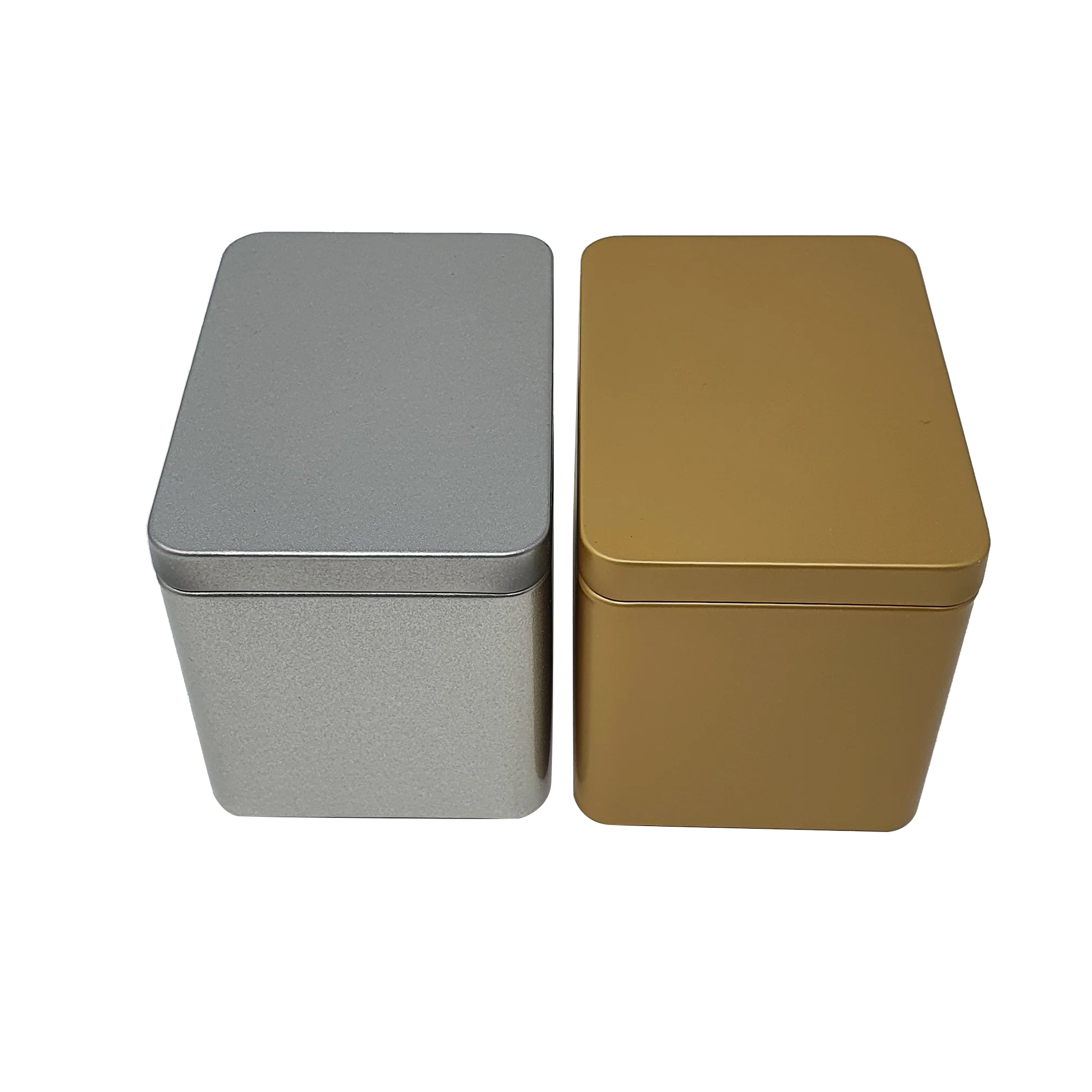Rectangular Storage Tin with Solid Lid/ L105(mm) x W75(mm) x H80(mm)