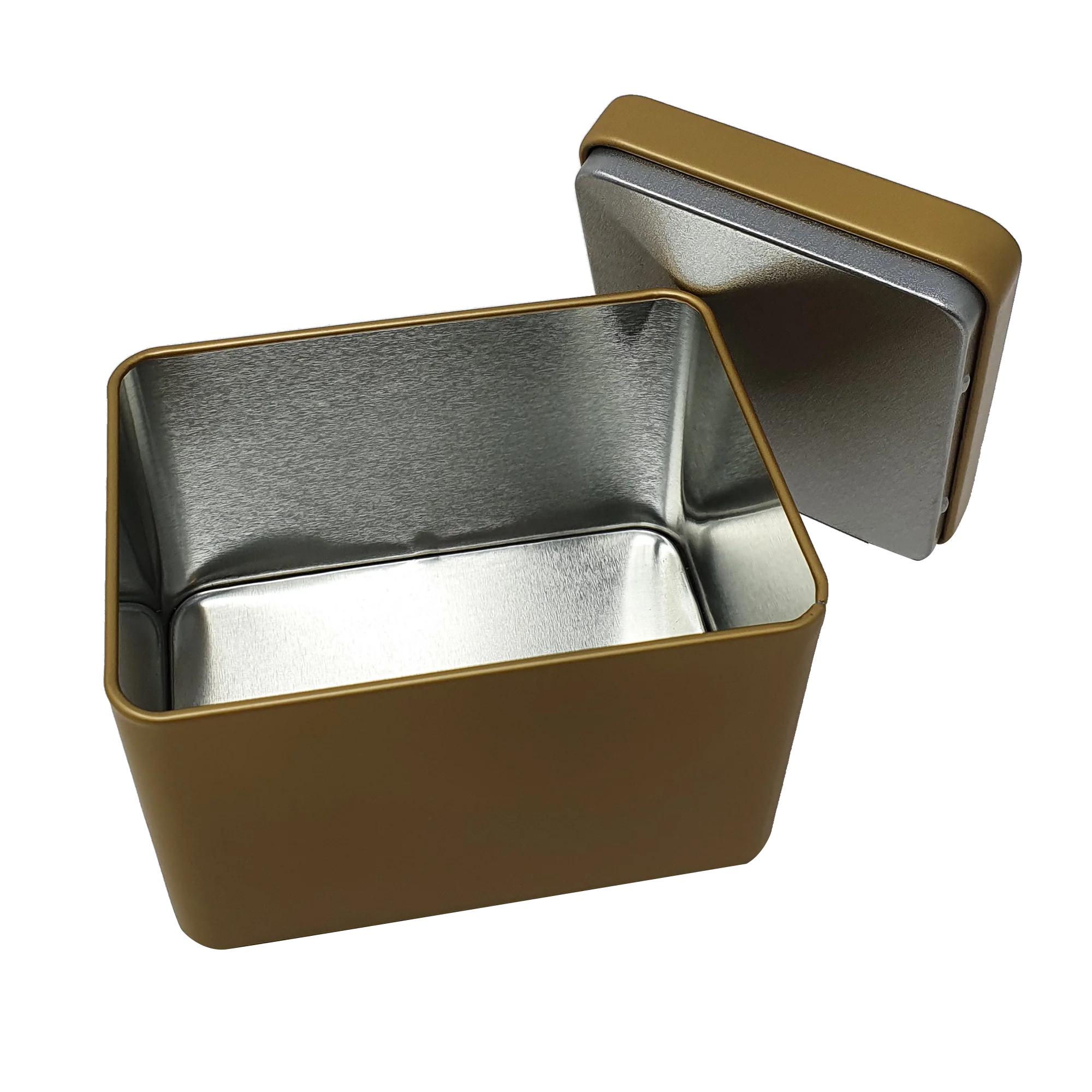 Rectangular Storage Tin with Solid Lid/ L105(mm) x W75(mm) x H80(mm) - Image 4
