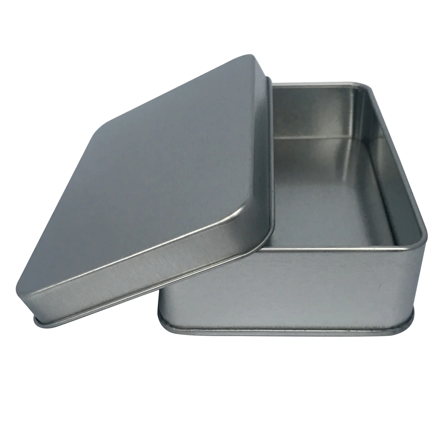 140pcs/100pcs Sliver Rectangular Gift Tin Box / L107 x W72 x H30/40(mm) - Image 3