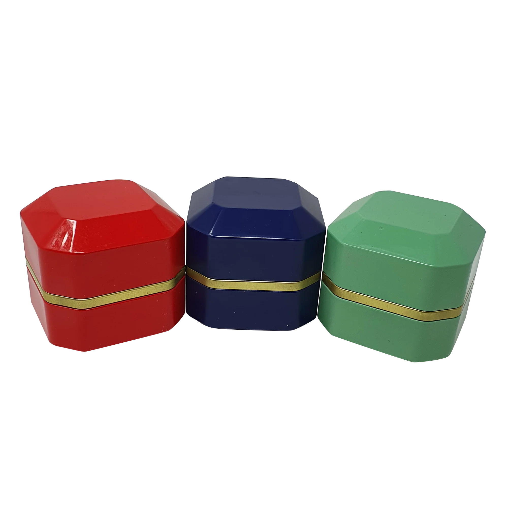 Hexagonal Mini Tin With Inner Lid/ D70 x H70 (mm)