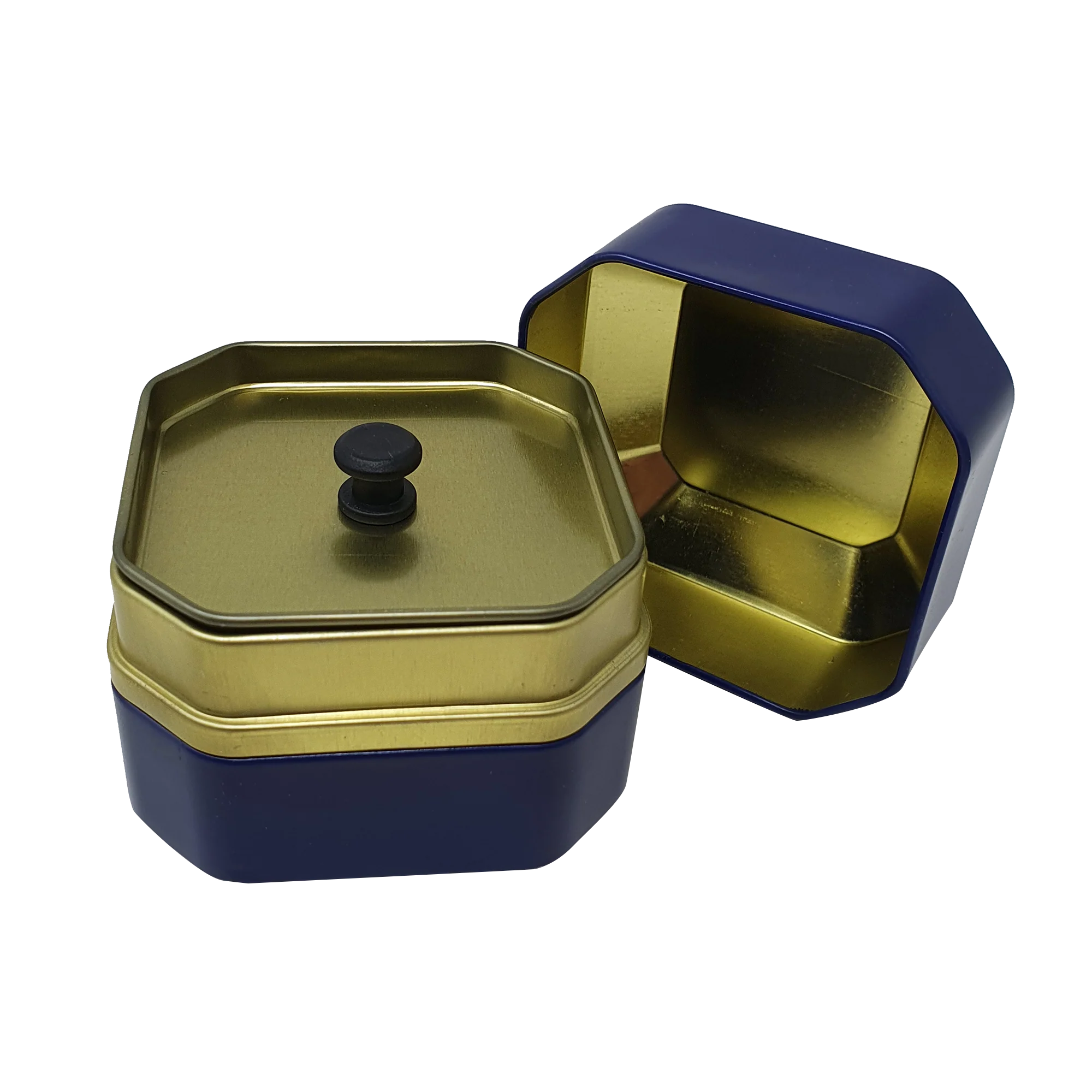 Hexagonal Mini Tin With Inner Lid/ D70 x H70 (mm) - Image 5
