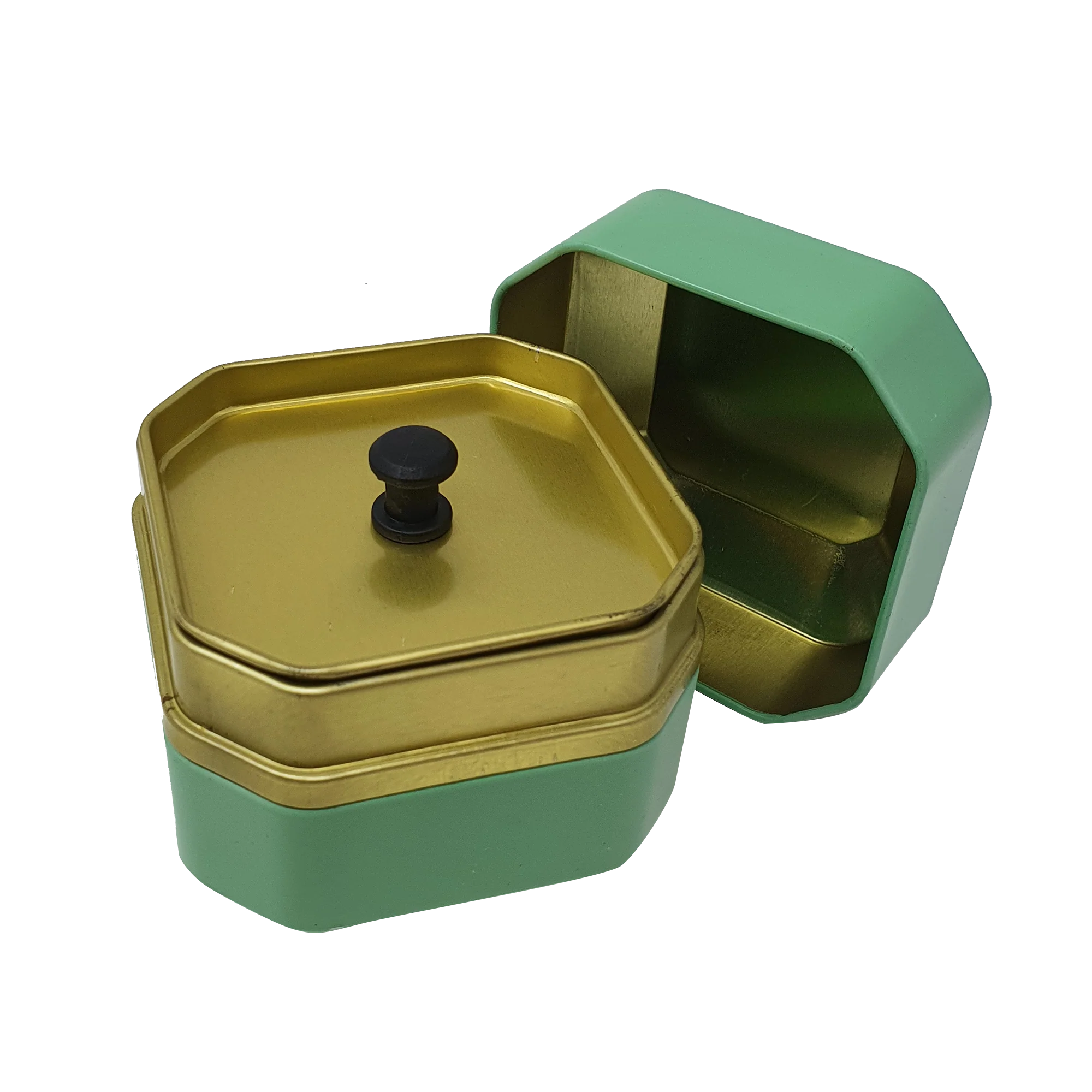 Hexagonal Mini Tin With Inner Lid/ D70 x H70 (mm) - Image 6