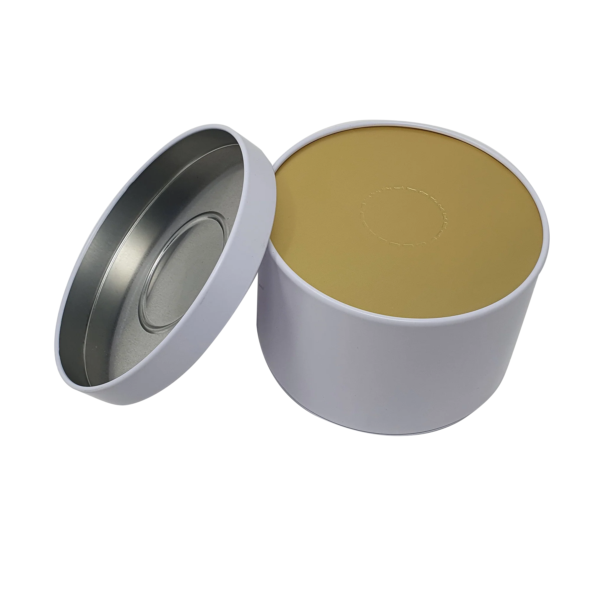 Round Tea Tin With Airtight Seal - Image 4