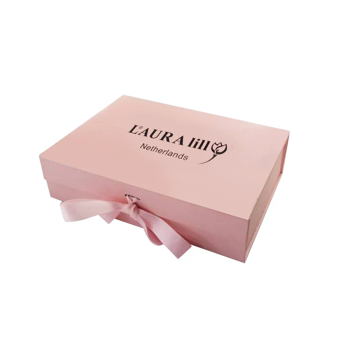 A4 Pink Magnetic Gift Box (Single & Bulk Packs) – Luxury Foldable Hamper Packaging with Ribbon - Image 19