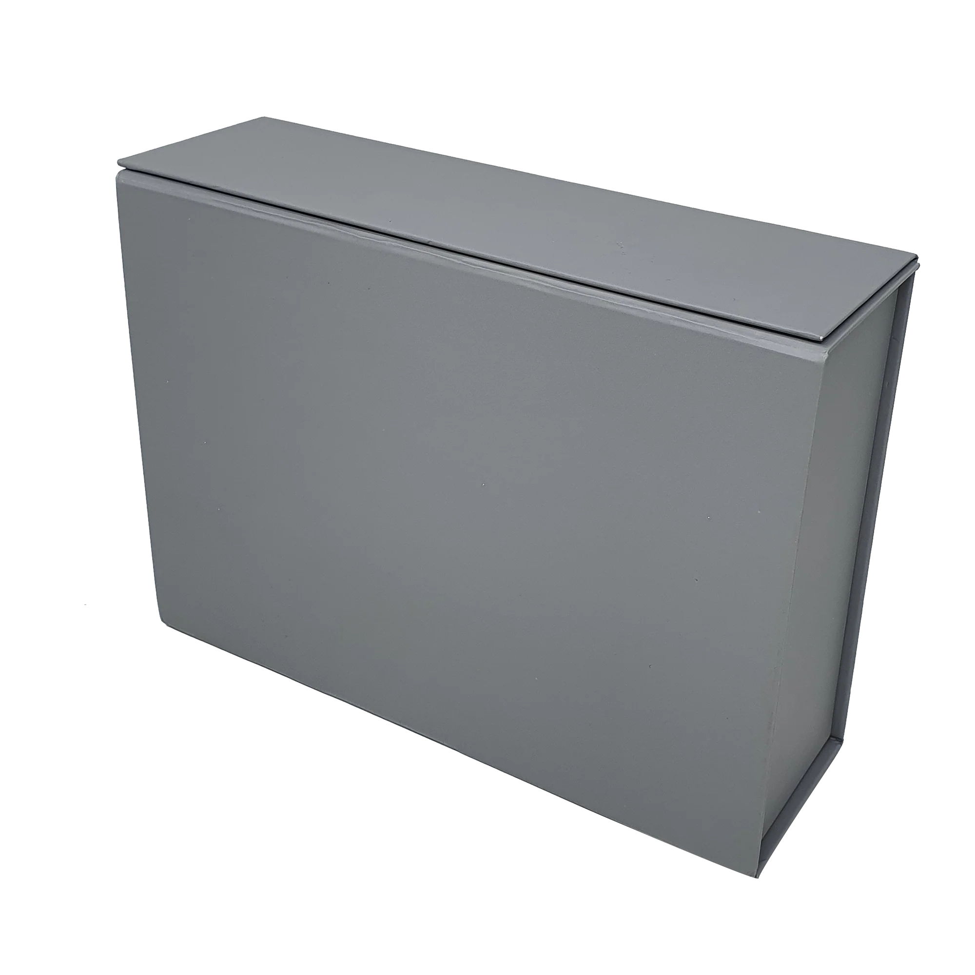 Wholesale A4 Size Silver Grey Folding Magnetic Gift Box - Image 3