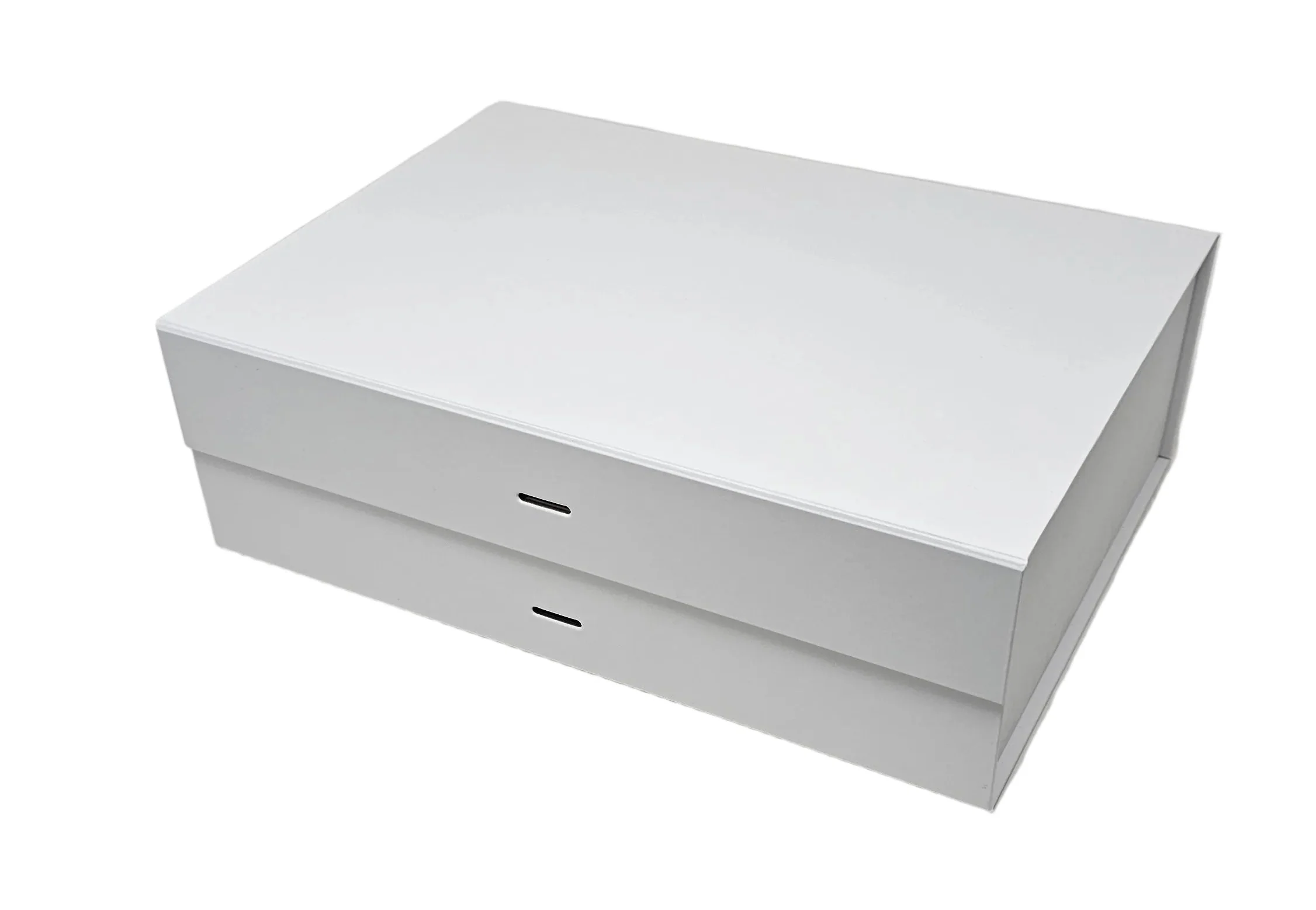 A4 White Magnetic Gift Box (1pc or Pack of 10 & Bulk Packs) – Luxury Foldable Hamper Packaging with Ribbon - Image 3