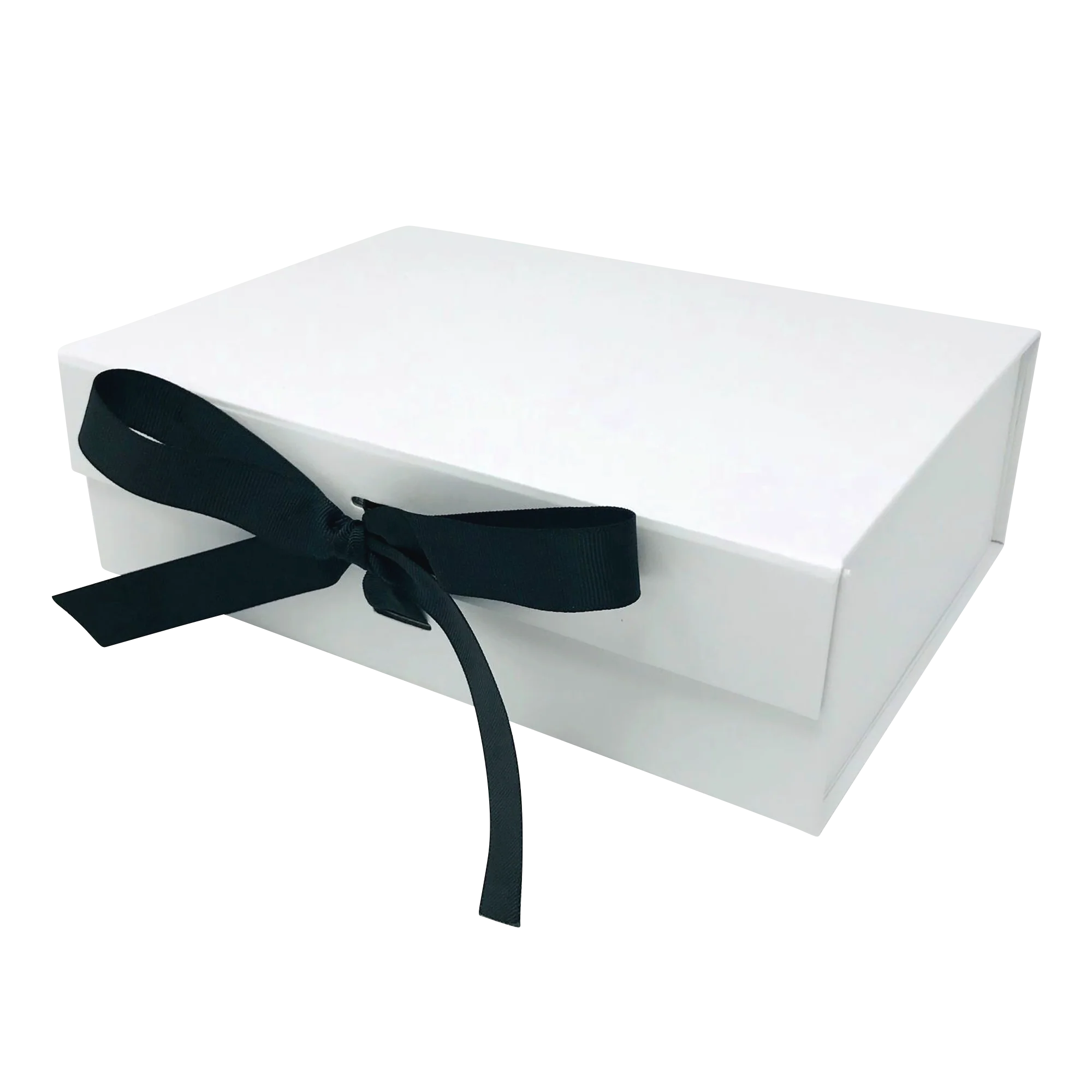 A4 White Magnetic Gift Box (1pc or Pack of 10 & Bulk Packs) – Luxury Foldable Hamper Packaging with Ribbon - Image 5