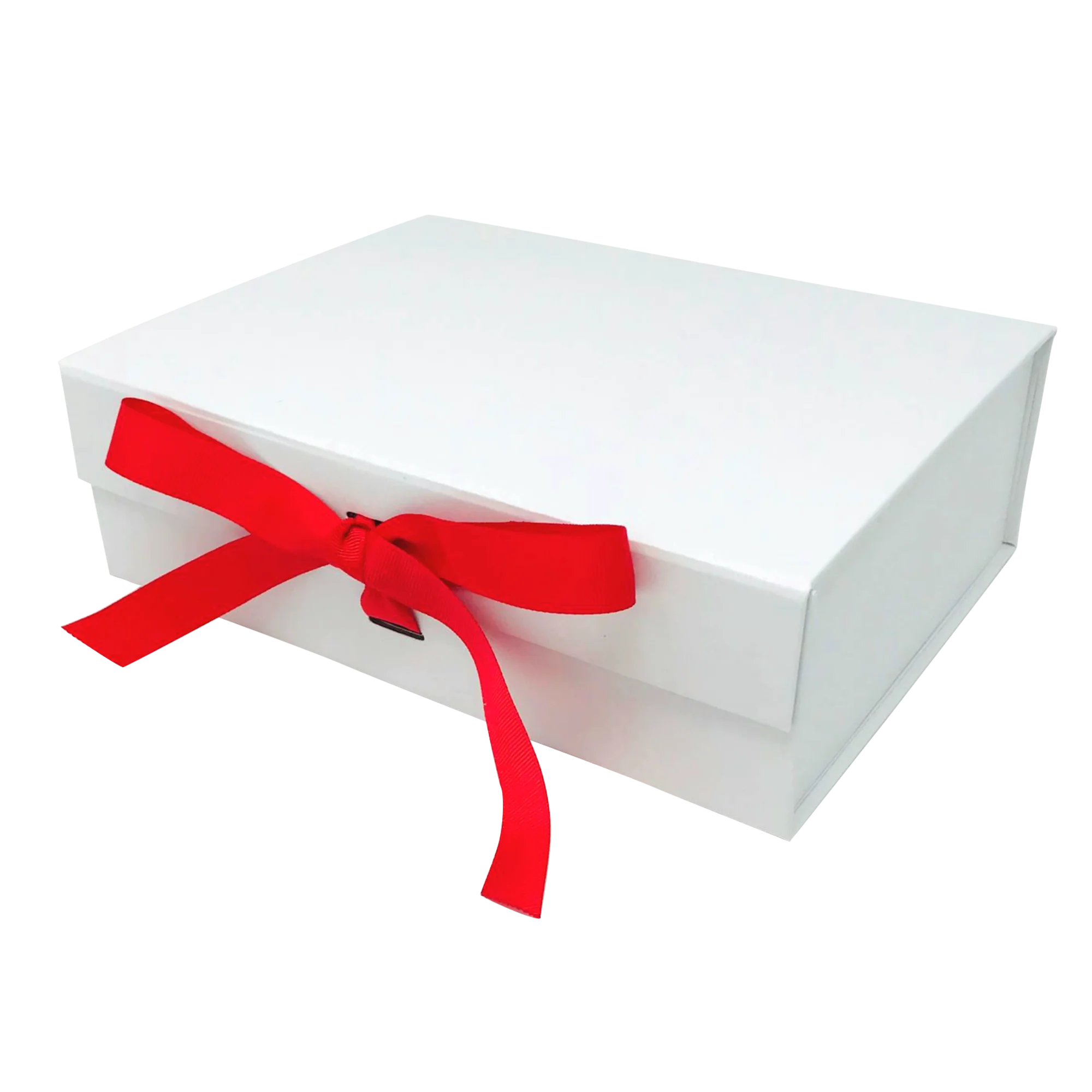 A4 White Magnetic Gift Box (1pc or Pack of 10 & Bulk Packs) – Luxury Foldable Hamper Packaging with Ribbon - Image 6