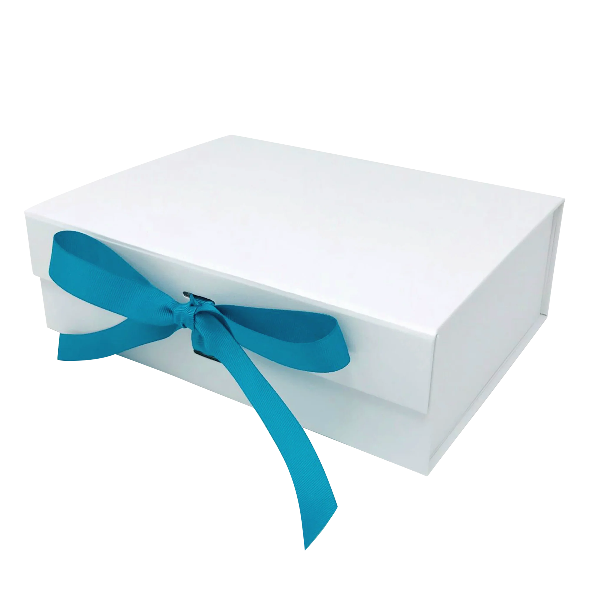 A4 White Magnetic Gift Box (1pc or Pack of 10 & Bulk Packs) – Luxury Foldable Hamper Packaging with Ribbon - Image 9