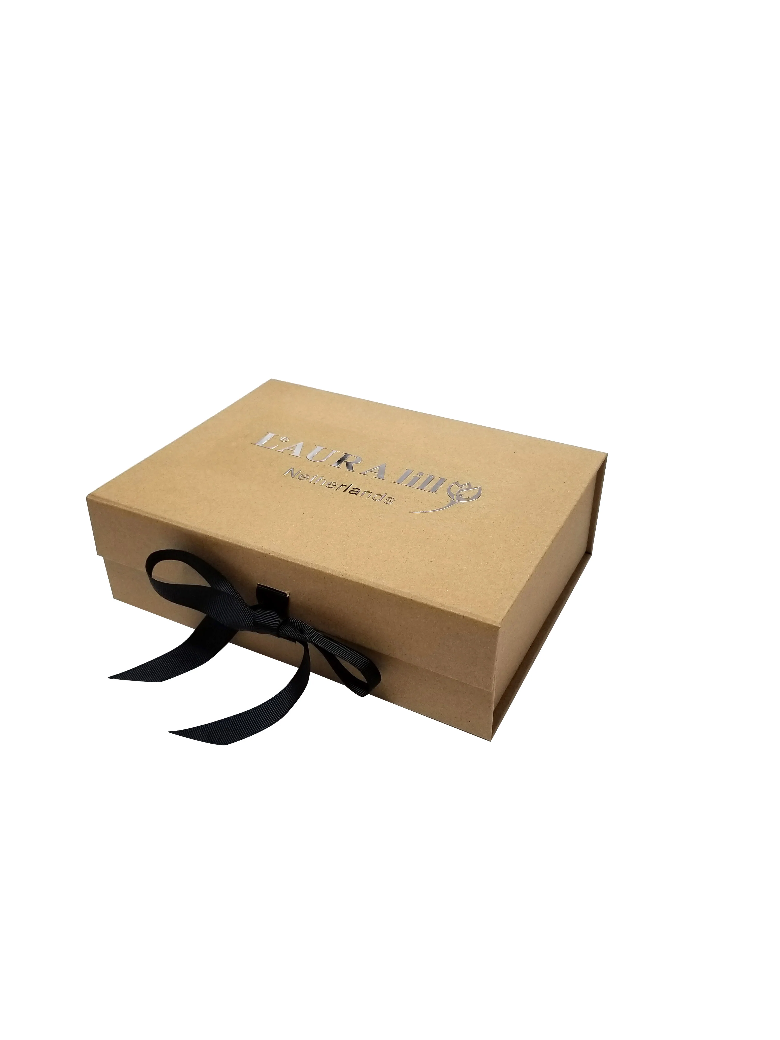 A5 Natural Kraft Magnetic Gift Box with Ribbon – Luxury Folding Gift & Hamper Box (Single or Bulk Packs) - Image 14