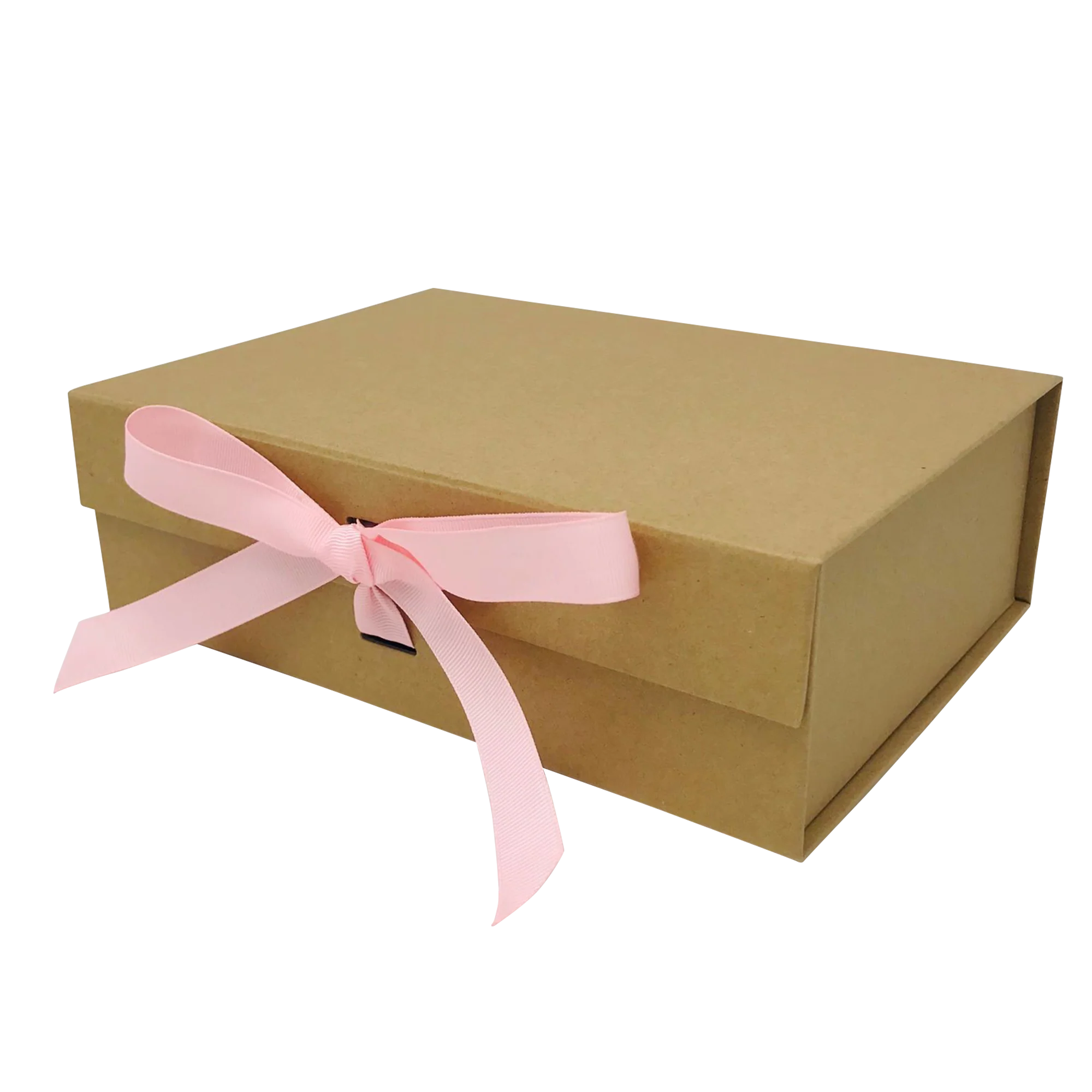 A5 Natural Kraft Magnetic Gift Box with Ribbon – Luxury Folding Gift & Hamper Box (Single or Bulk Packs) - Image 6