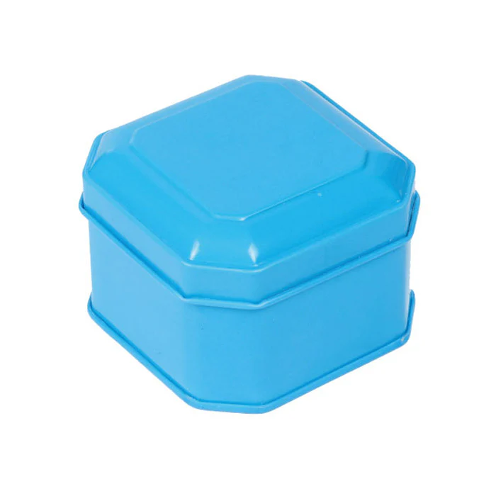 Square Step Lid Storage Tin with Inside Print - Image 3