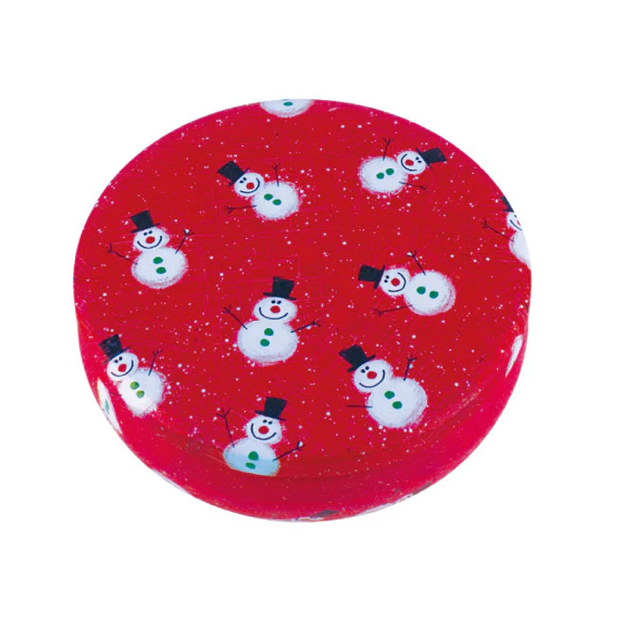 Round Crackled Seamless Solid Lid Tin - Image 16