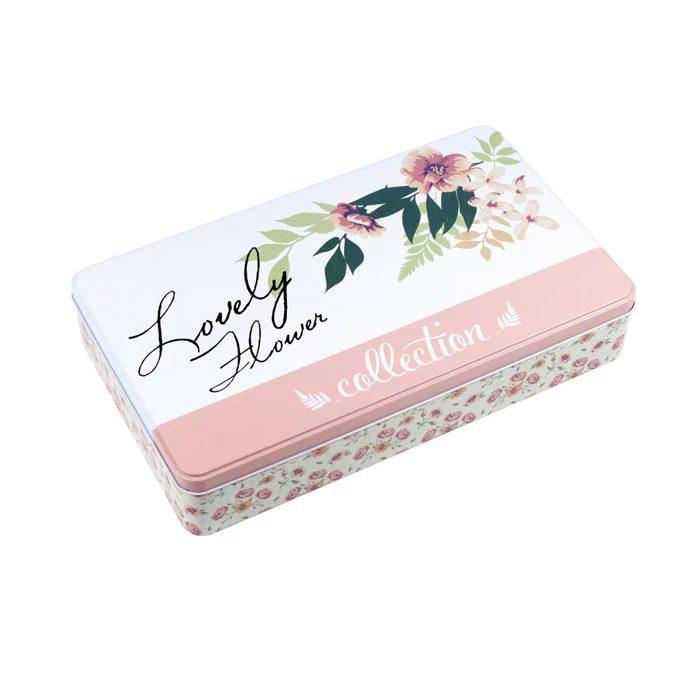 Deep Rectangular Step Lid Storage Tin - Image 3