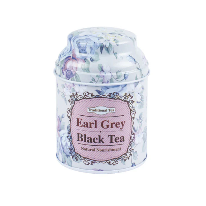 Round Storage Tin with Domed Lid - Image 10