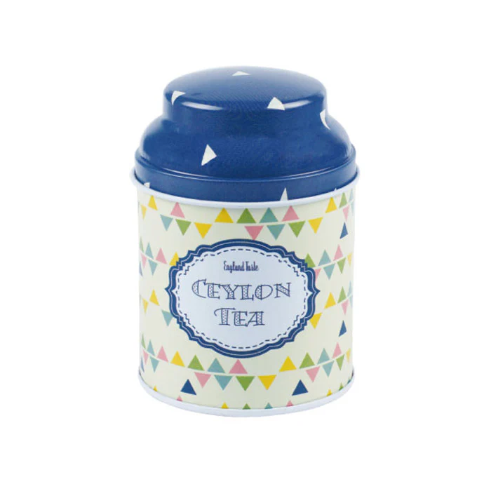 Round Storage Tin with Domed Lid - Image 12