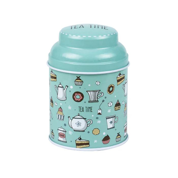 Round Storage Tin with Domed Lid - Image 20