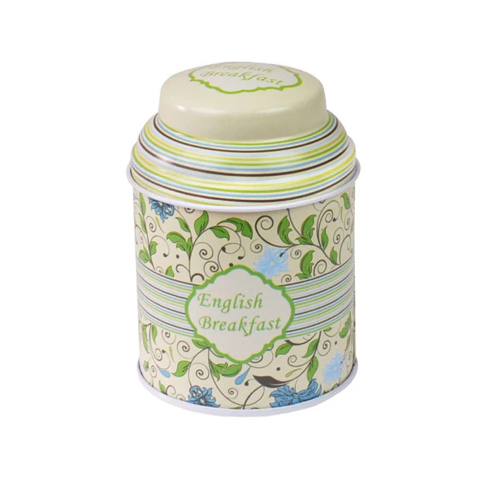 Round Storage Tin with Domed Lid - Image 5
