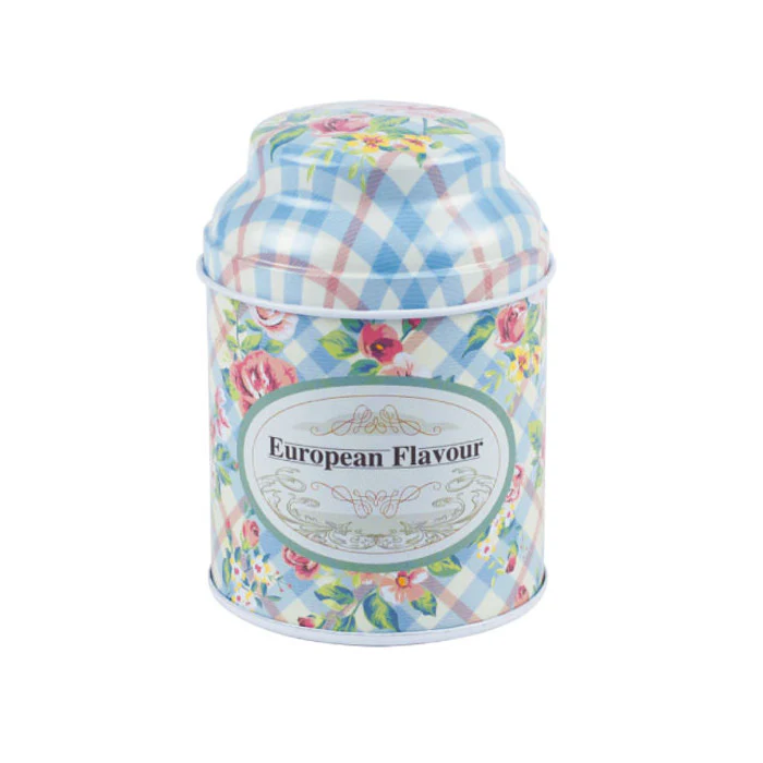 Round Storage Tin with Domed Lid - Image 7