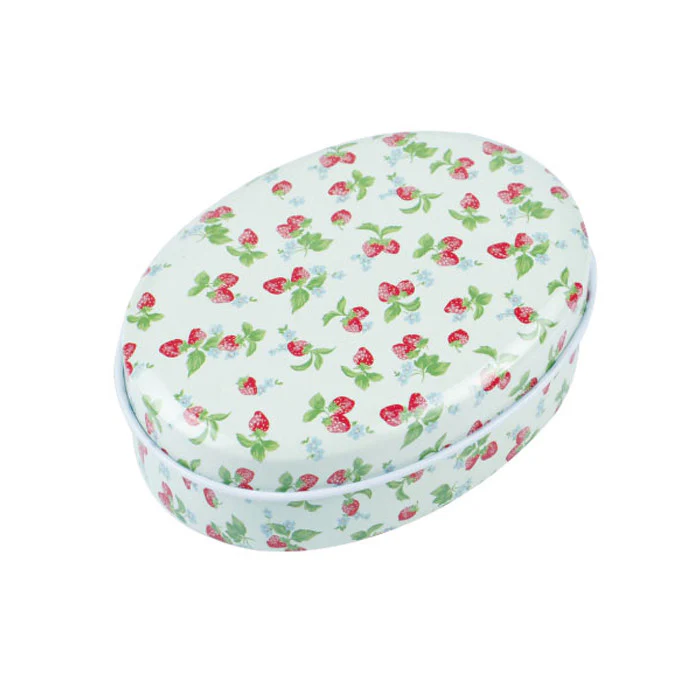 Oval Slip Lid Storage Tin - Image 3