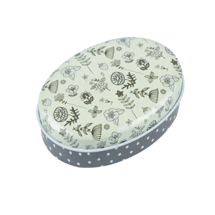 Oval Slip Lid Storage Tin - Image 4