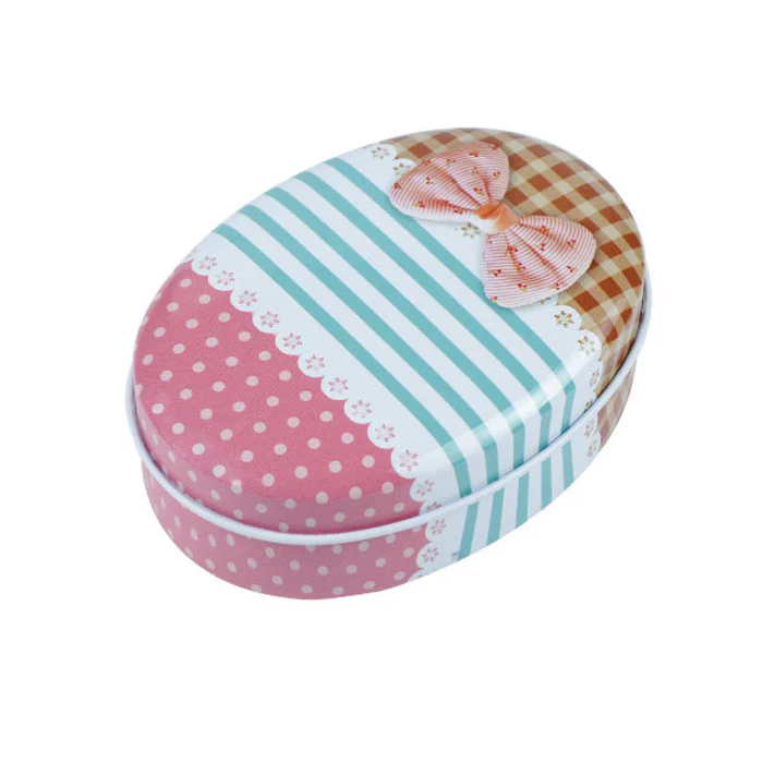 Oval Slip Lid Storage Tin - Image 5