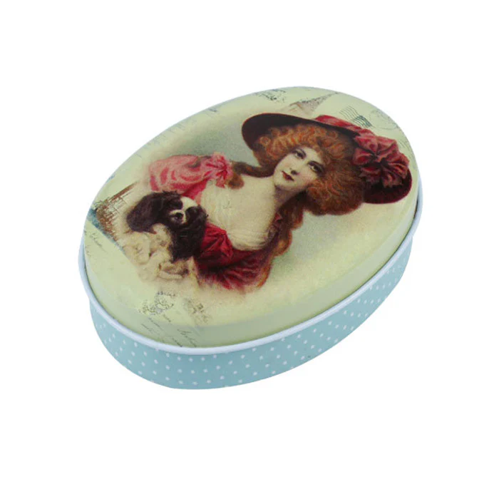Oval Slip Lid Storage Tin - Image 6