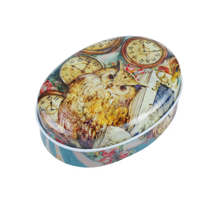 Oval Slip Lid Storage Tin - Image 9