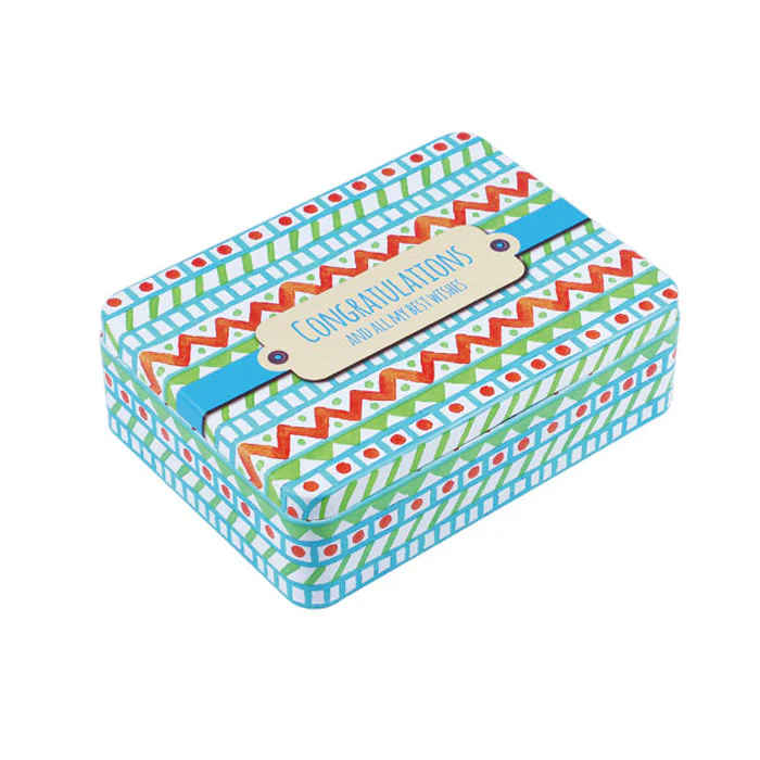 Rectangular Solid Lid Storage Tin - Image 11