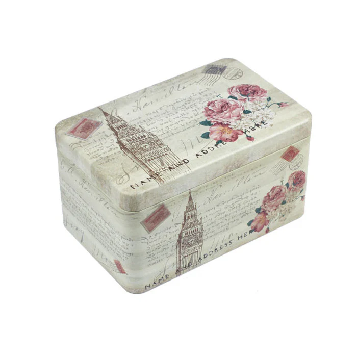 Rectangular Solid Lid Storage Tin - Image 11