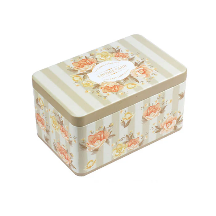 Rectangular Solid Lid Storage Tin - Image 9