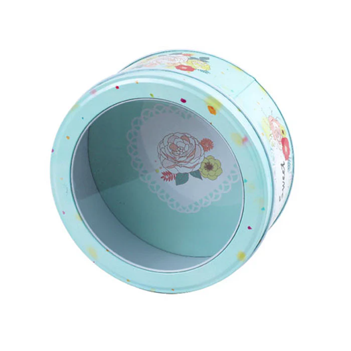Round Window Lid Storage Tin - Image 5