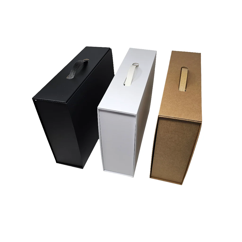 Black Magnetic Gift Box with Carry Handle – Luxury Folding Presentation Box (Single & Bulk Packs) - Image 7