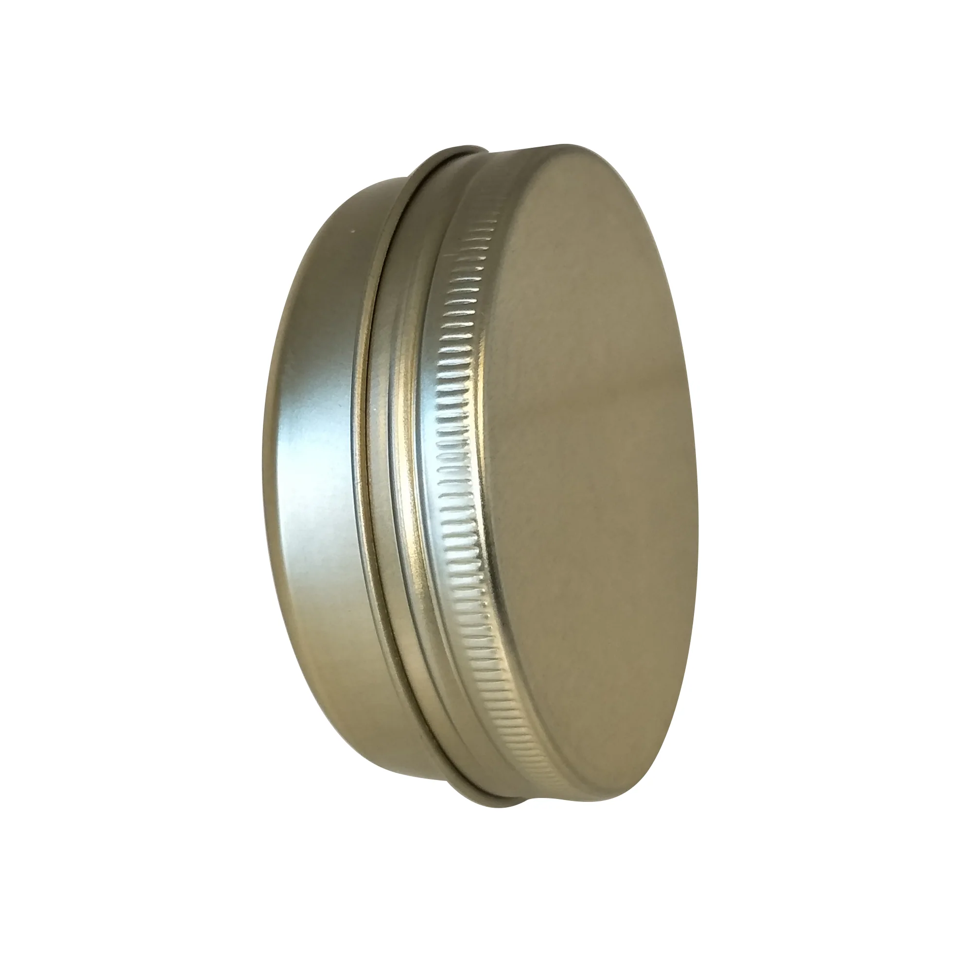 Wholesale Sliver and Gold Round Seamless Tin With Screw Lid - Image 6