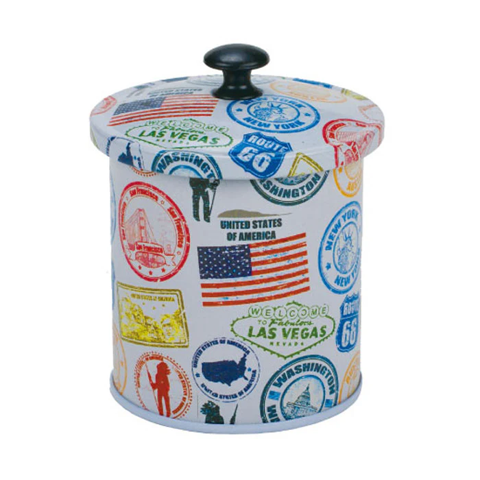 Mini Barrels storage tin with Black Handle - Image 4