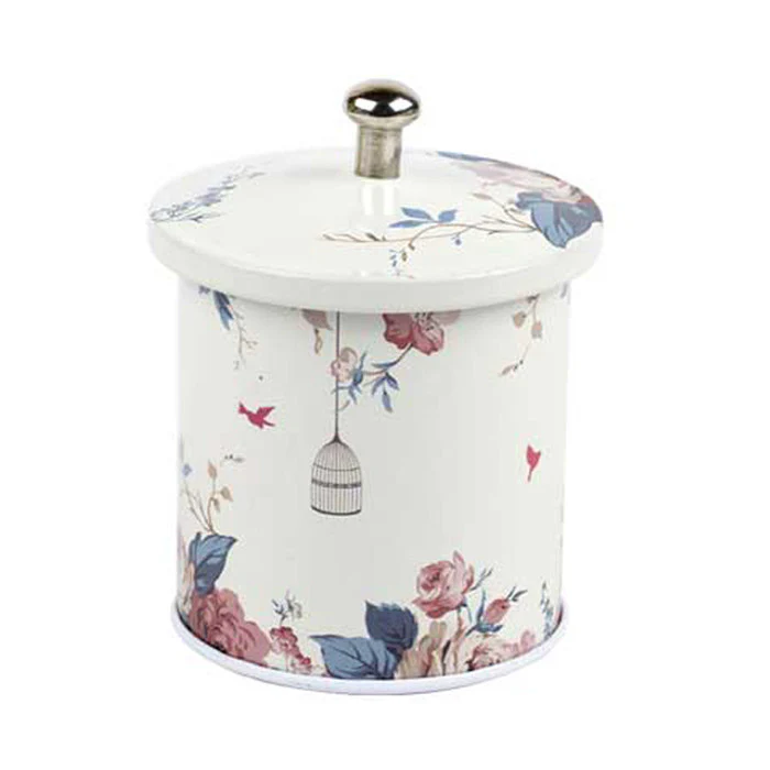 Mini Round Biscuit Barrels Tin - Image 3