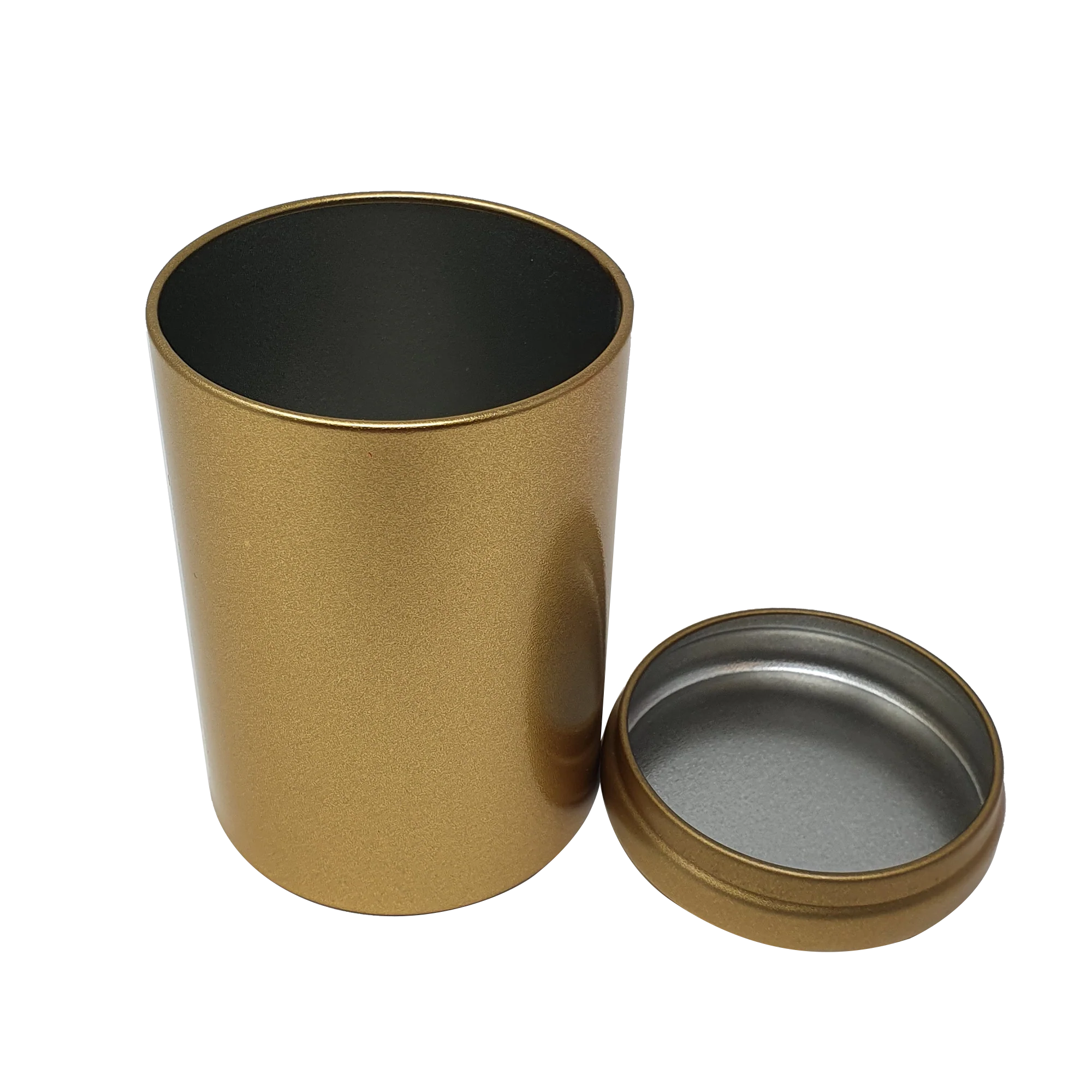 Mini Round Tea Tin With Solid Lid/ D62(mm) x H90(mm) - Image 7