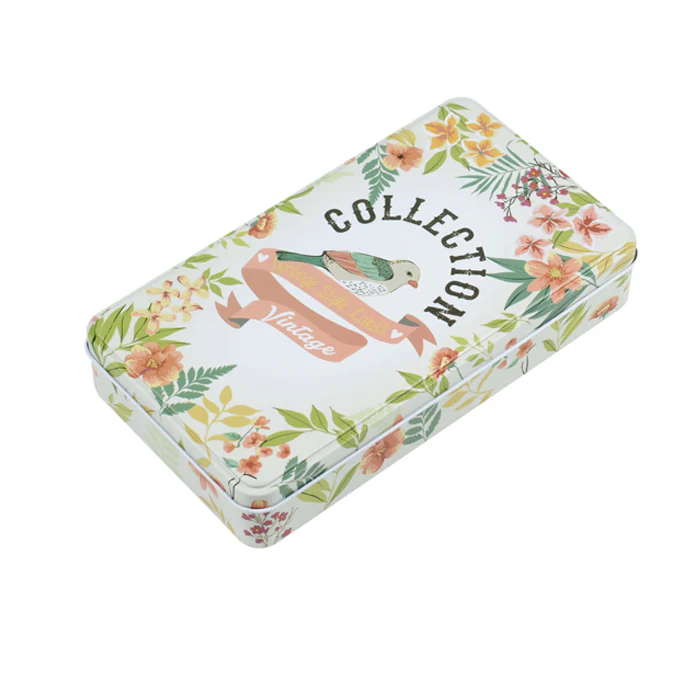 Deep Rectangular Slip Lid Storage Tin - Image 5