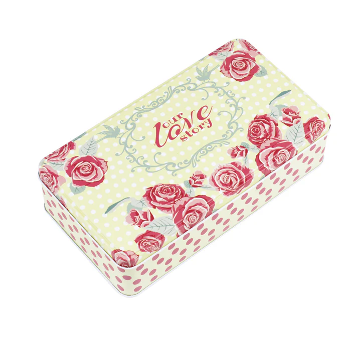 Deep Rectangular Slip Lid Storage Tin - Image 6