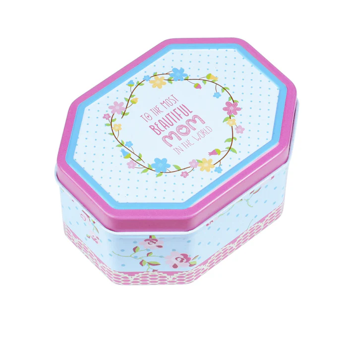 Octagonal Step Lid Tin - Image 6