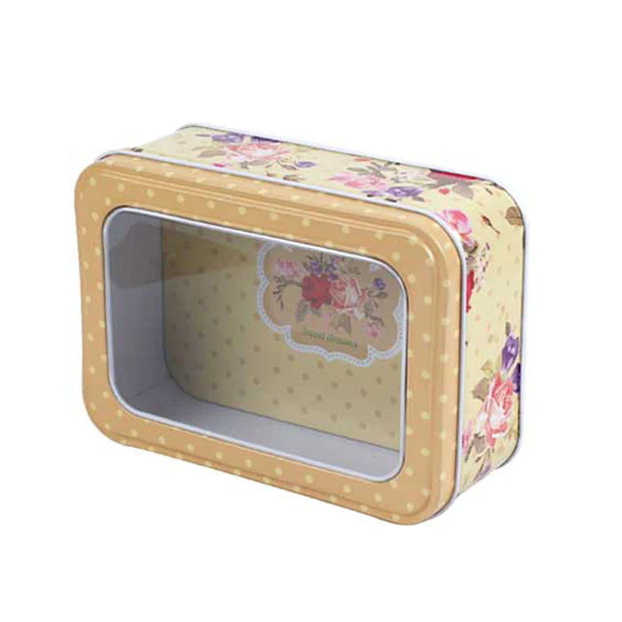 Rectangular Window Lid Storage Tin - Image 10