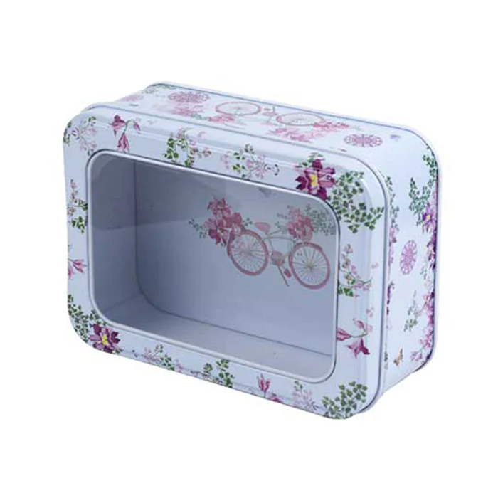 Rectangular Window Lid Storage Tin - Image 11