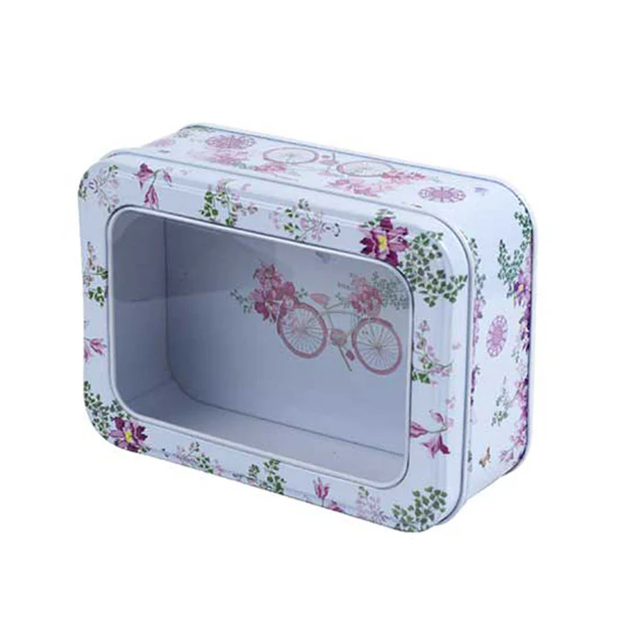 Rectangular Window Lid Storage Tin - Image 12