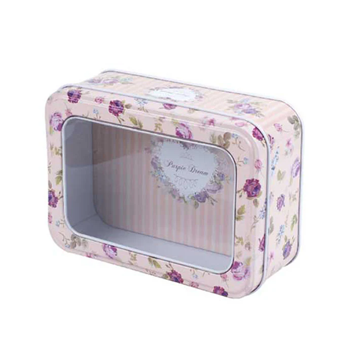 Rectangular Window Lid Storage Tin - Image 13