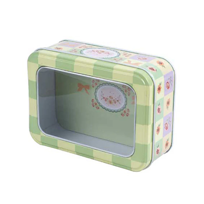 Rectangular Window Lid Storage Tin - Image 14