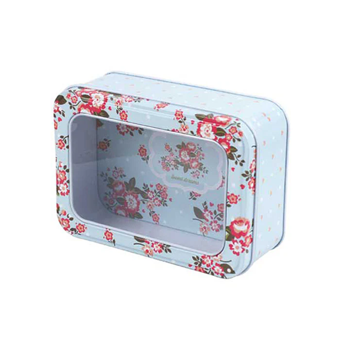 Rectangular Window Lid Storage Tin - Image 15