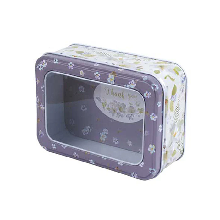 Rectangular Window Lid Storage Tin - Image 16