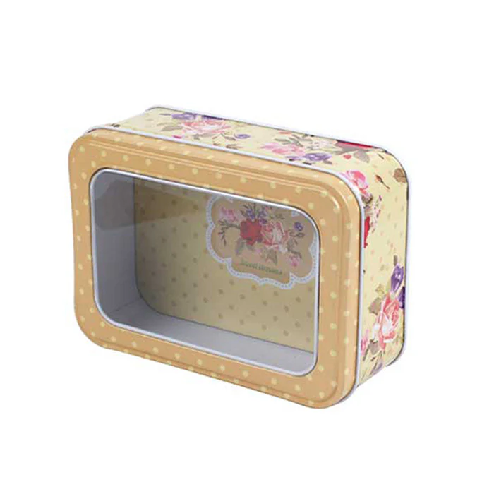 Rectangular Window Lid Storage Tin - Image 17